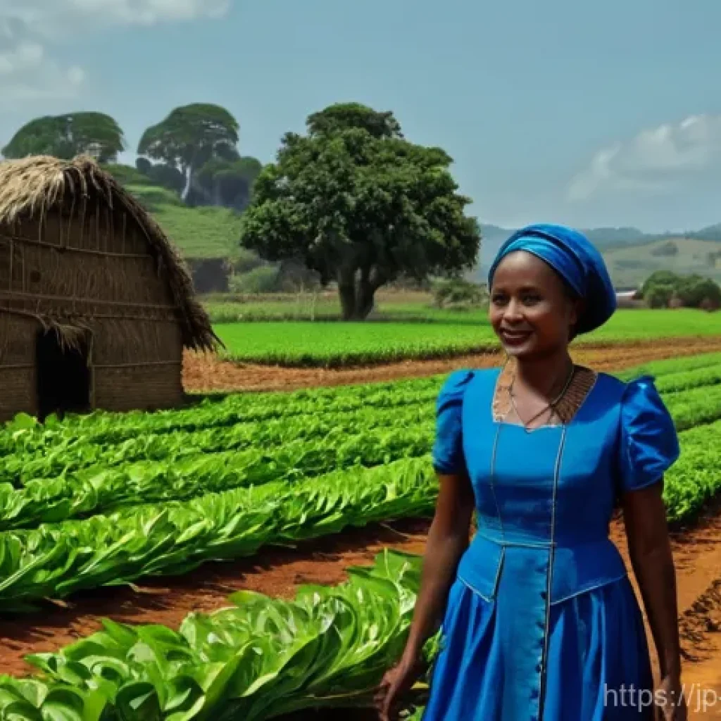 앙골라에서 인기 있는 직업 - **Prompt 1: Angolan Agricultural Renaissance**